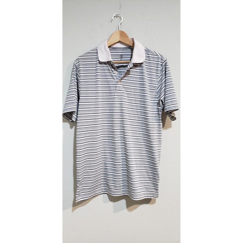PGA TOUR Men's Golf Rugby Polo Striped Shirt Size S/P